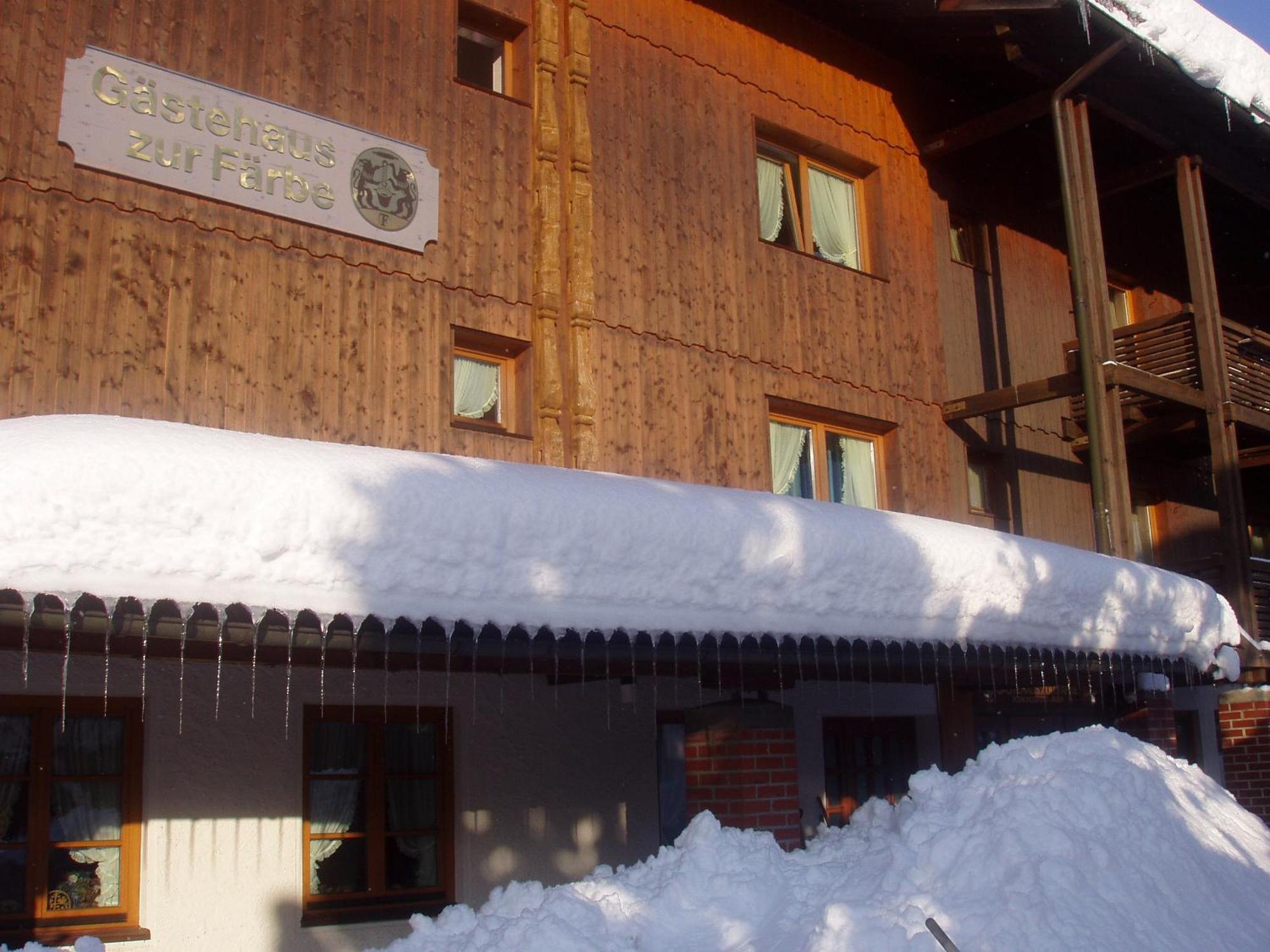 Gaestehaus Zur Faerbe Apartments Oberstdorf Exterior photo