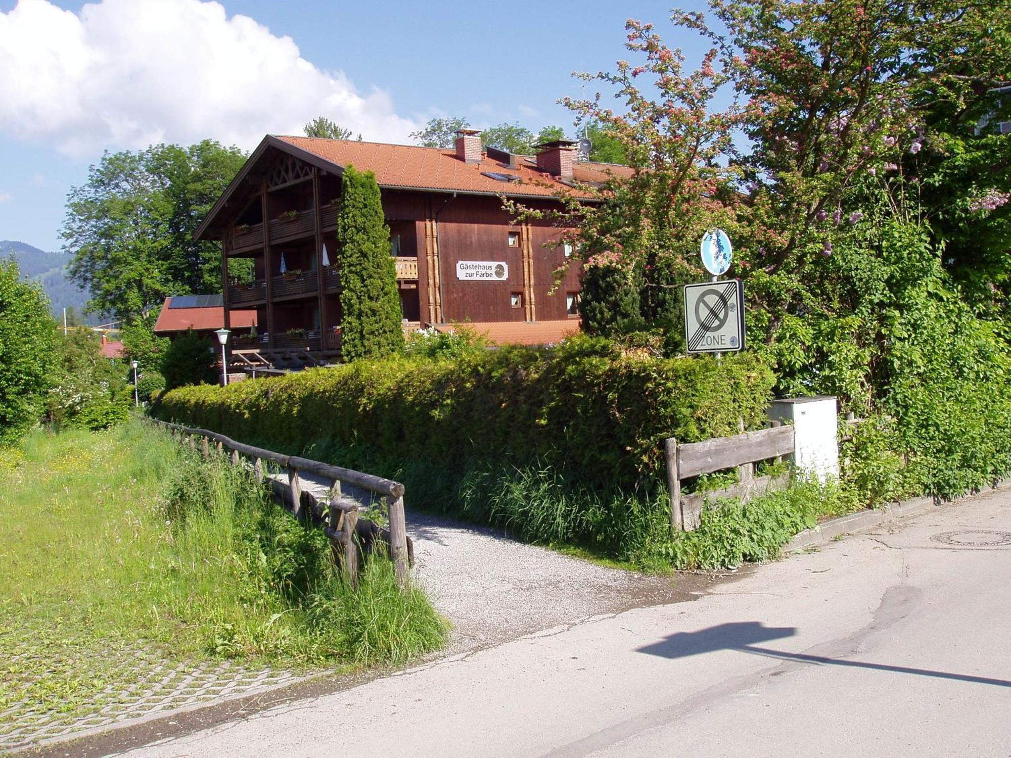 Gaestehaus Zur Faerbe Apartments Oberstdorf Exterior photo